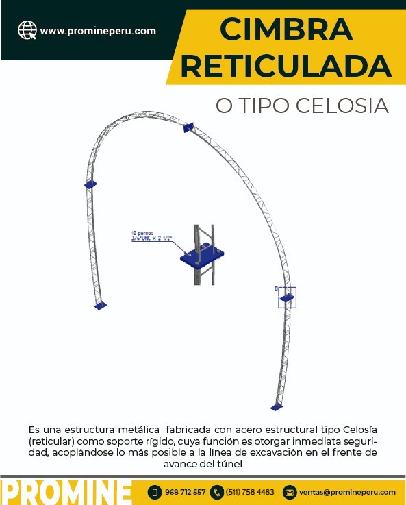 VIGAS H4-H5 ESTRUCTURA METALICA CIMBRAS